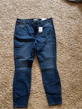 Nine West Dark Blue Skinny Stretch Jeans